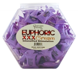 Euphorix XXX Cream - 72 Piece Fishbowl - 10 ml Pillows