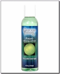 Razzels Warming Lubricant - Pleasurable Green Apple - 4 Oz. Bottle