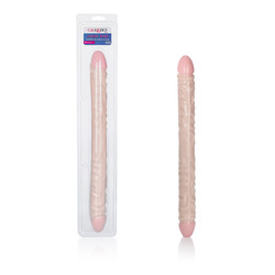 Ivory Duo 18 Inches Veined Double Dong