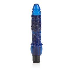 Waterproof Delights Vibe With Clint Stimulator  Jelly - Blue
