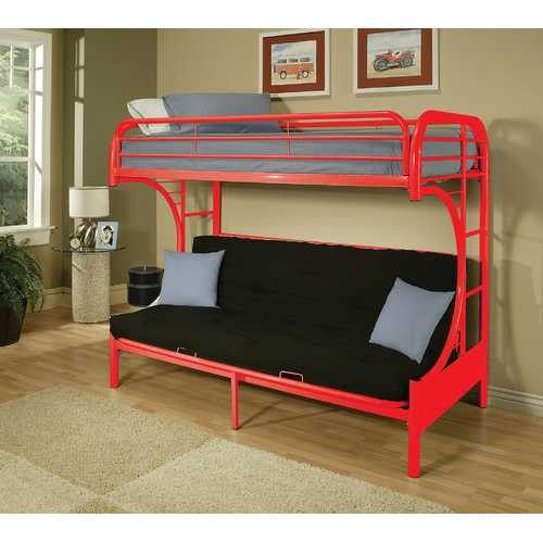 Metal Futon Bunk Bed, Futon Bunk Bed Size