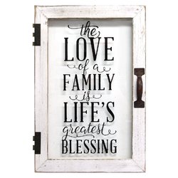 "Life's Blessings'" Metal Wood Wall Decor