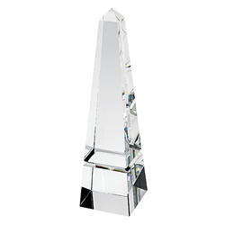10" Hand Crafted Crystal Obelisk