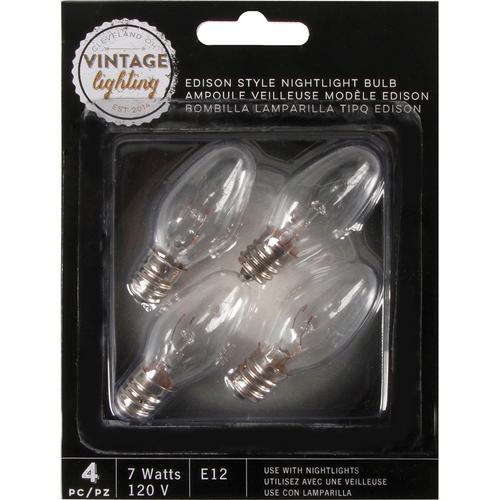 Edison Style Night Light Bulbs 7 Watts
