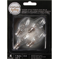 Edison Style Night Light Bulbs 7 Watts
