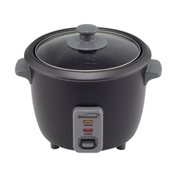 8 Cup Cooked Rice Cooker Black