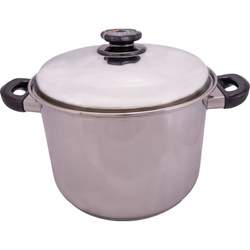 12qt 12-Element T304 Stainless Steel Stockpot