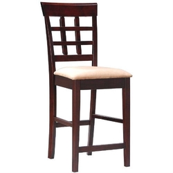 Set of 2 - Counter Height Kitchen Dining Bar Stool Chairs