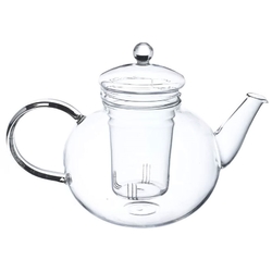 Borosilicate Glass 1.32 Quart Teapot with Removable Infuser