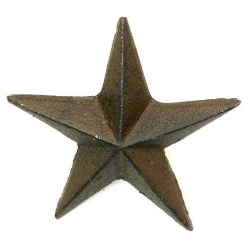 Cast Iron Nail Star - Large Set of 12
