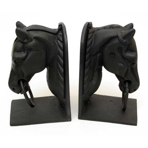 Cast Iron Horse Head Bookend