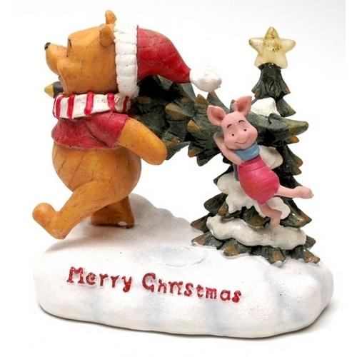 Roman Disney Collection: Lighted Pooh & Piglet with Tree