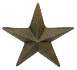 Cast Iron Nail Star - X-Large Set of 6