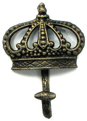 Antique Gold Crown Hook