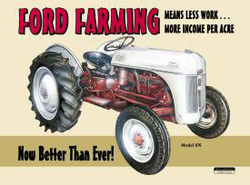 Tin Sign - Ford Farming 8N
