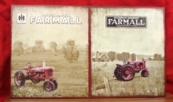 Farmall Wooden Vintage Look Signs Set/2