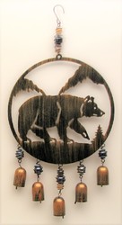 Bear Cut Out Wind Chime