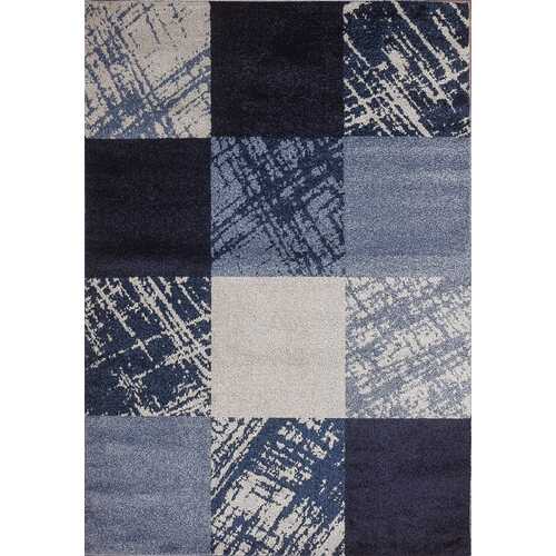 Caramel Drizzle Blue Beige Area Rug 3 ft. by 5 ft.