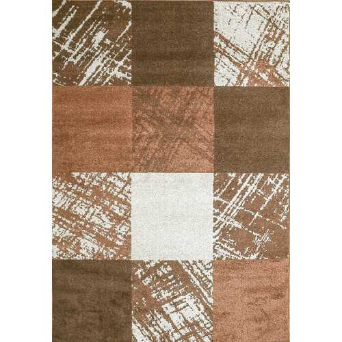 Caramel Drizzle Brown Beige Area Rug 5 ft. by 7 ft.