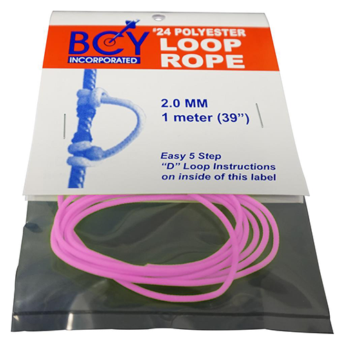 BCY 24 D-Loop Material Pink 1m.