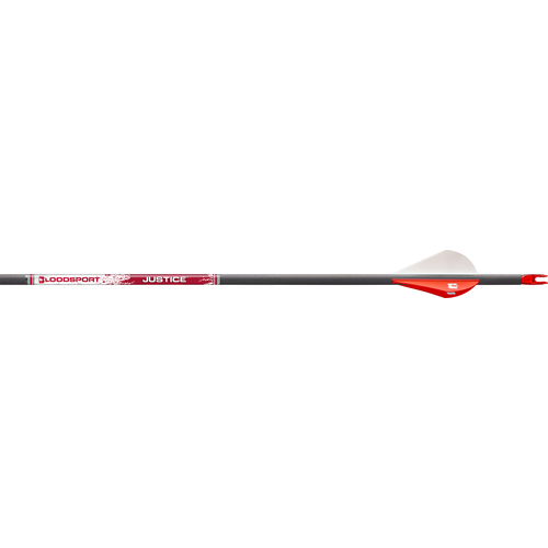 Bloodsport Justice 350 Arrows w/Vanes Nocks & Inserts