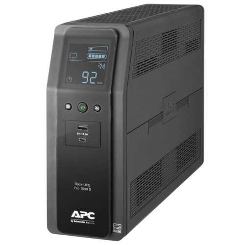 APC BR1000MS 10-Outlet Back-UPS Pro (600 Watts)