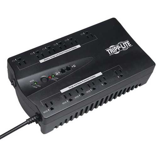 Tripp Lite ECO750UPS ECO Series Energy-Saving Standby UPS System with 12 Outlets