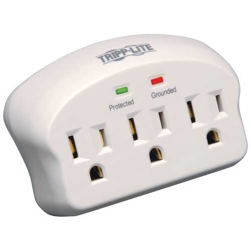 Tripp Lite SK3-0 Protect It 3-Outlet Surge Protector Wall Tap