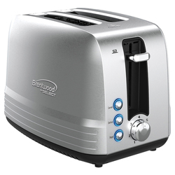Brentwood Appliances TS-227S 850-Watt Extra-Wide Slot 2-Slice Stainless Steel Toaster