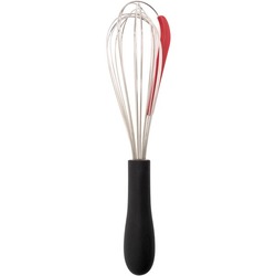 Starfrit 092960-006-0000 Stainless Steel Whisk with Integrated Silicone Scraper