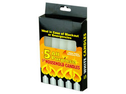 5 Pack 5" All-Purpose Candles ( Case of 24 )