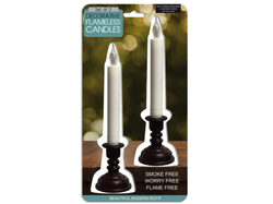 2 Piece LED Candles ( Case of 12 )