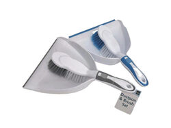 Dustpan with Attached Brush and Rubber Edge ( Case of 9 )