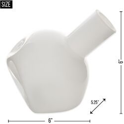 White Abstract Vase