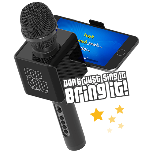 Wireless Bluetooth PopSolo Karaoke Microphone