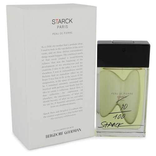 Peau De Pierre by Starck Paris Eau De Parfum Spray 3 oz (Men)