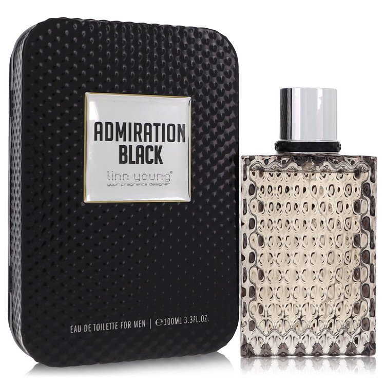 Admiration Black by Linn Young Eau De Toilette Spray 3.3 oz (Men)