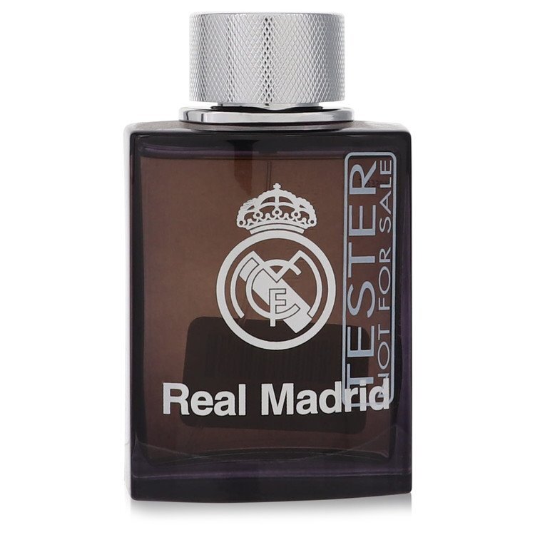 Real Madrid Black by Air Val International Eau De Toilette Spray (Tester) 3.4 oz (Men)
