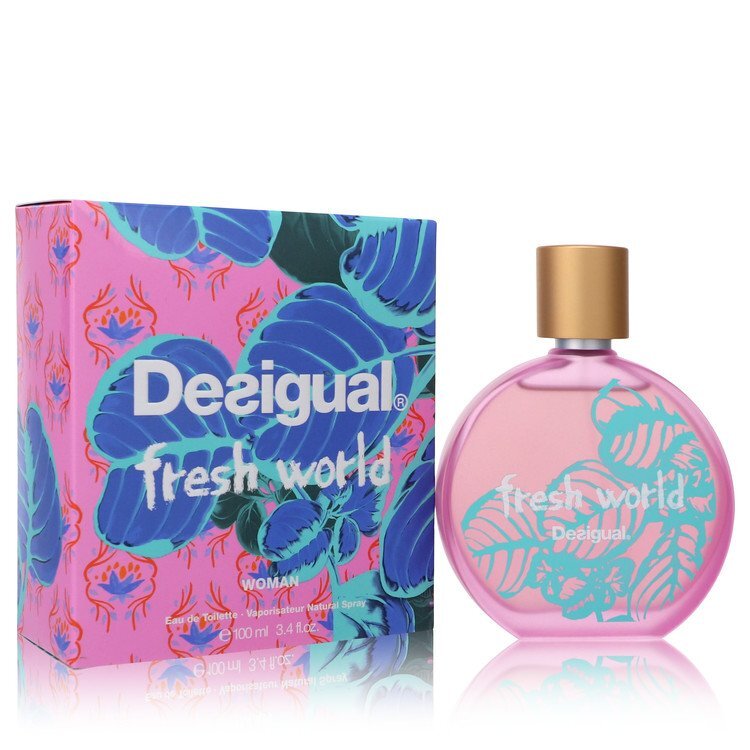 Desigual Fresh World by Desigual Eau De Toilette Spray 3.4 oz (Women)