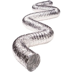 Deflecto Aluminum Flex Duct (5-ply Supurr-flex Ducting; 25ft; Retail &quot;lite&quot; Box) (pack of 1 Ea)