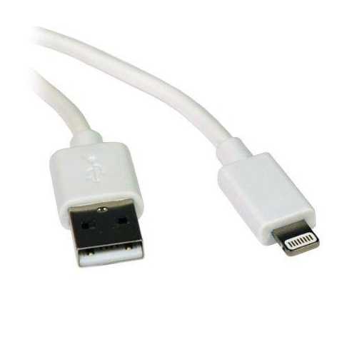 3FT LIGHTNING USB SYNC/CHARGE CABLE FOR APPLE IPHONE / IPAD WHITE 3 FT