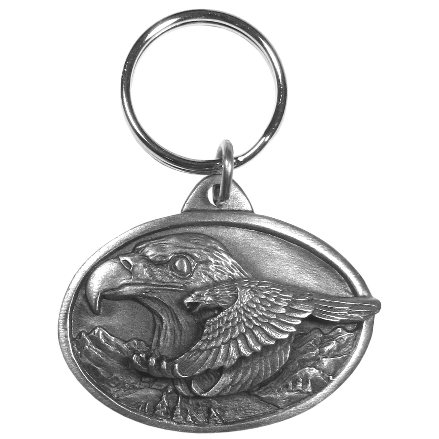 Siskiyou KR104 American Firefighter Antiqued Key Chain